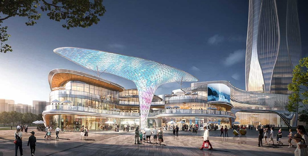 喜報！浙江萬豪集團成功中標桐鄉振石廣場商業天幕膜結構項目