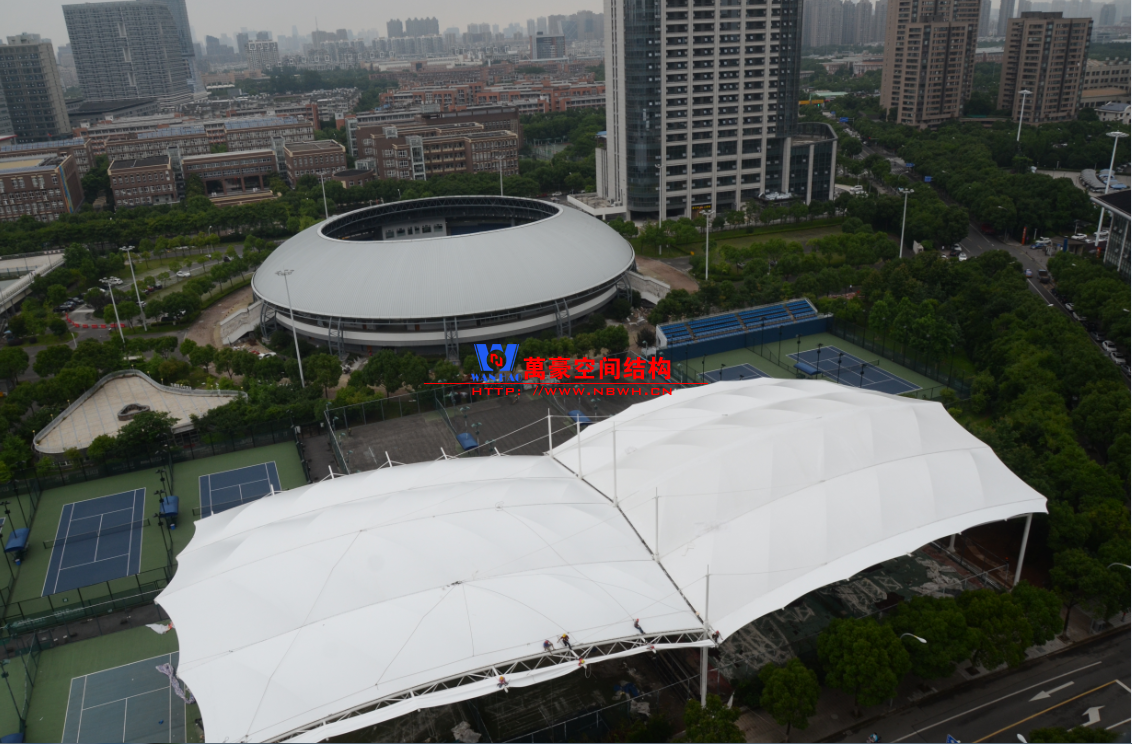 鄞州網(wǎng)球場膜結(jié)構(gòu)