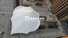 福建霞浦東方偉業廣場膜結構加蓋